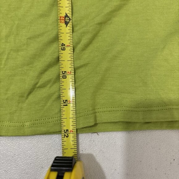 Chelsea & Theodore Two Toned Maxi Dress Size XL Green   Striped Sleeveless New - Picture 10 of 10